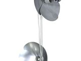 a metal object hanging from the side of a wall