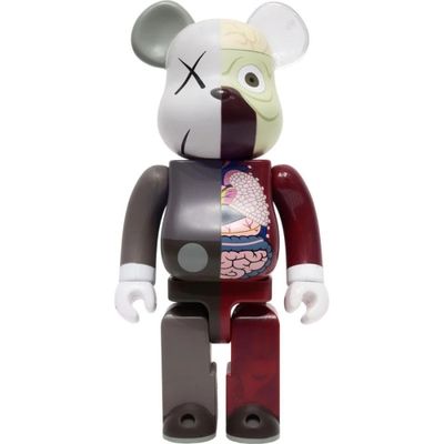 Be@rbrick KAWS DISSECTED BROWN 400% Be@rbrick