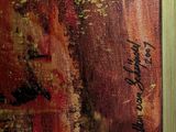 a picture of a painting on the wall of a room