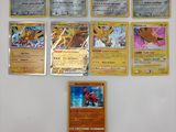 beaucoup de cartes Pokémon accrochées au mur