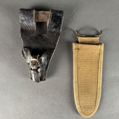 a close up of a metal object with a strap around it