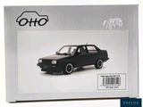 a box with a picture of a black car on it