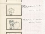 an image of a drawing of a child ' s storyboard with instructions