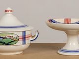 a small bowl and a small bowl sitting on a table