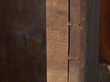a wooden box that is open on a table