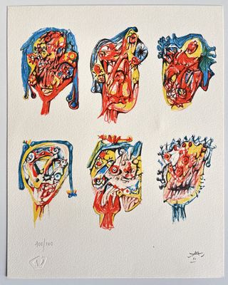 an image of a drawing of a group of human organs