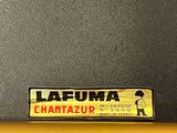 a label on the back of a laptop that says lafuma