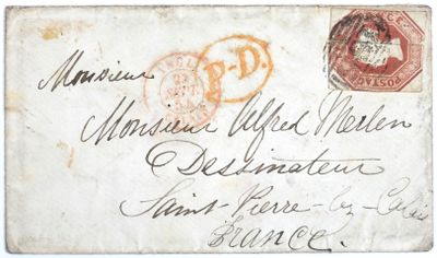 TIMBRE-POSTE – GRANDE BRETAGNE - SL - 6 def (coupé verticale…