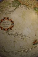 NOVA RICO Italie. Mappemonde globe terrestre en papier maché… (photo 4)