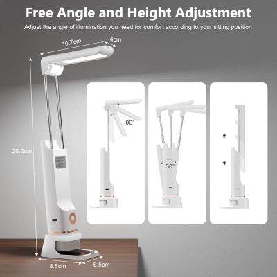 2229 / Lampe de bureau LED 3 en 1 avec chargeur télépho…