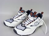New Balance 991 pour homme, blanc / bleu marine / orange