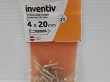 a pack of screws in a bag on a table
