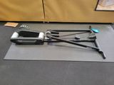 a bike that is sitting on a mat on the floor