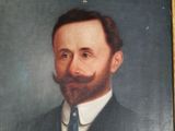 painting of a man with a beard in a suit and tie