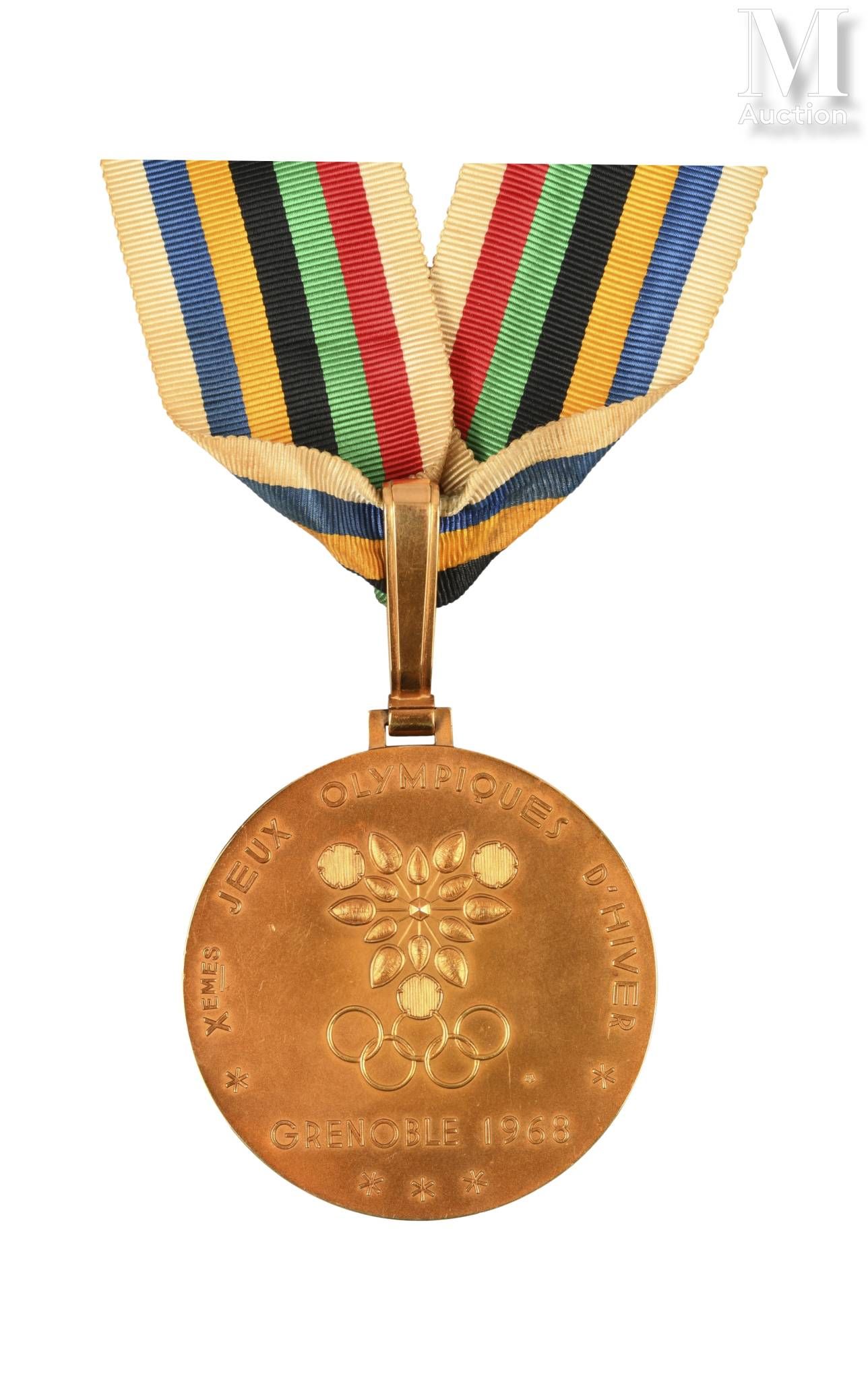 Médaille Olympique 1968 - Club Français, Basket-ball, Années 60, Porté
