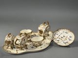 a picture of a fancy tea set on a tray
