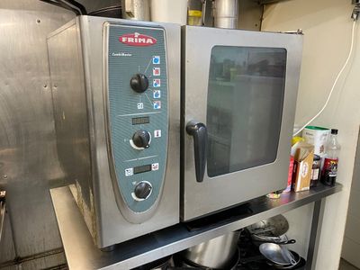 an image of a commercial oven in a commercial kitchen