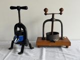two different types of tools that are on a table