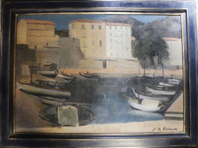 une image d'une peinture de bateaux sur l'eau