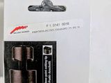 two boxes of tape on a white surface with one box of tape on top of the other
