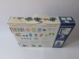 a box that is sitting on a white surface