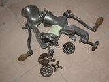a bunch of old items that are on the floor