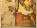 affiche de film française représentant un homme à cheval dans le désert