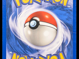 a picture of a pokemon card with a poke - ball on it