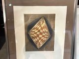 la photo d'une photo représentant un diamant dans un cadre