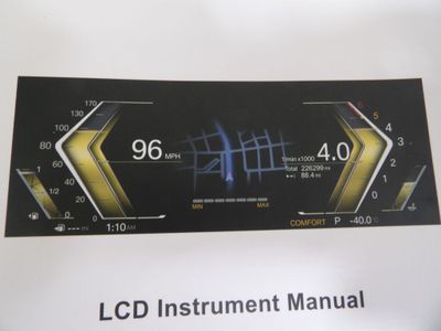 a picture of a cd instrument manual for a car