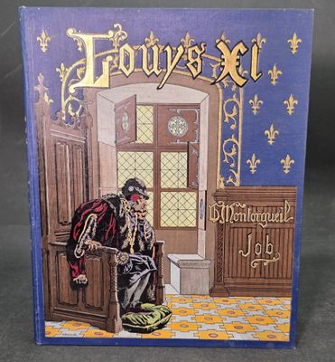 la couverture d'un livre sur laquelle figure l'image d'un squelette assis sur un banc