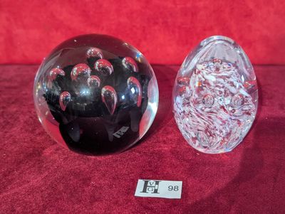 Réunion de 2 sulfures - Diam. Env.