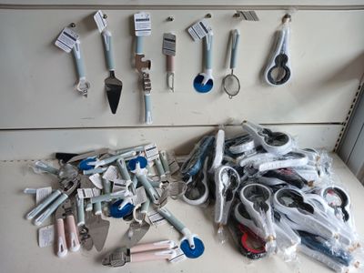 a lot of tools that are sitting on a table