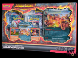 une photo d'une boîte de cartes Pokémon exposée
