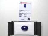 a picture of a business card holder with a blue stone