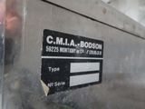 a close up of a metal box with a label on it