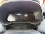 a car dashboard with a digital display on it