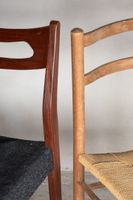 Deux chaises d'appoint, dont l'une en tech de style scandina… (photo 4)