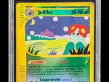 a close up of a card with a picture of a person on it