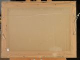 a picture of an easel with a painting on it
