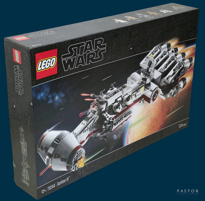 une boîte contenant un ensemble Lego Star Wars