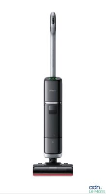 a close up of a vacuum cleaner on a white background