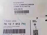 two tags on the back of a laptop computer