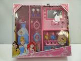 disney princess doll set in plastic packaging with pink background