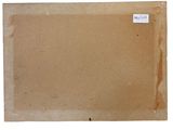 a picture of a piece of cardboard with a tag on it