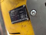 a close up of a label on the back of a motorcycle