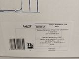 a close up of the back of a box with a label on it