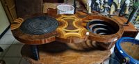 Fauteuil Dagobert, table violon en placage de noyer et une t… (photo 4)