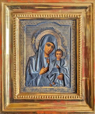 an image of a painting of a woman holding a child
