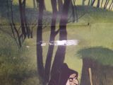 a picture of a painting of a man holding a baseball bat